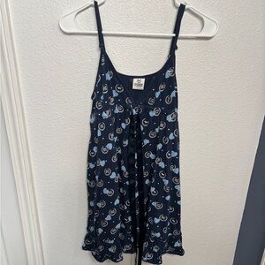 Victoria's Secret Dark Blue Patterned Night Dress